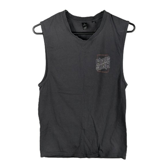 Factorie Other - Factorie Men's Muscle Tee Size XS Grey Chaos Graphic Round Neckline Sleeveless